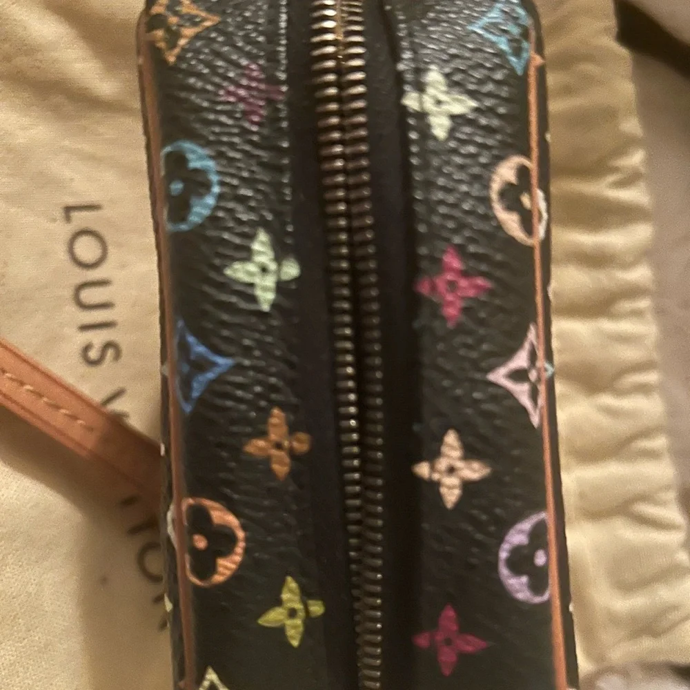 Louis Vuitton Black Multicolor Monogram WAPITY Wristlet - Picture 3 of 8